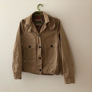 Massimo dutti short trench bomber
